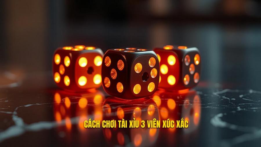 1. Cách chơi tài xỉu 3 viên xúc xắc