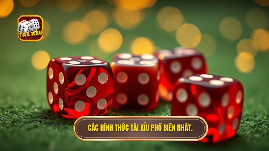 3. Các hình thức tài xỉu phổ biến nhất.