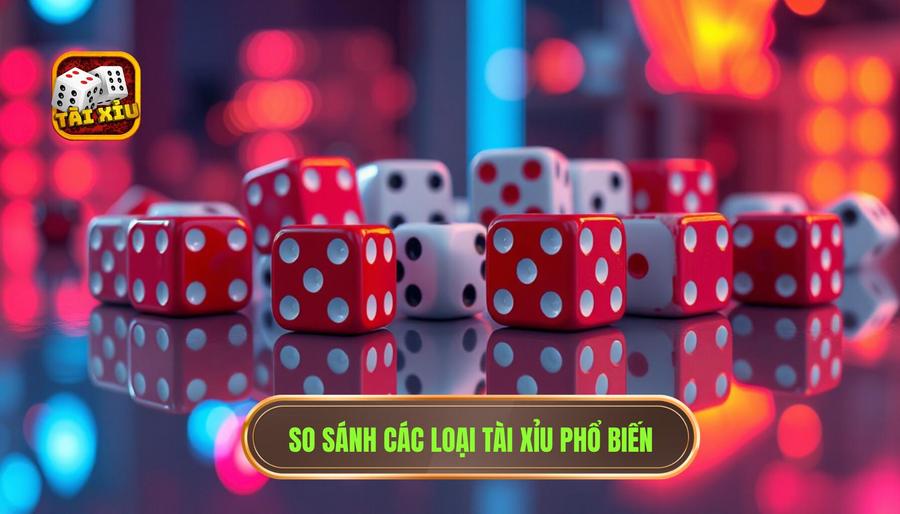 So sánh các loại hình tài xỉu phổ biến hiện nay