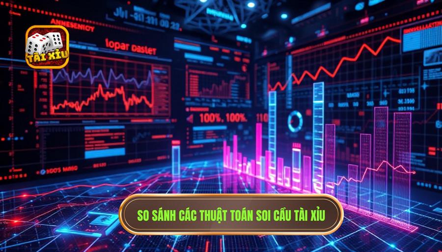 Bảng so sánh các phương pháp soi cầu tài xỉu theo thuật toán